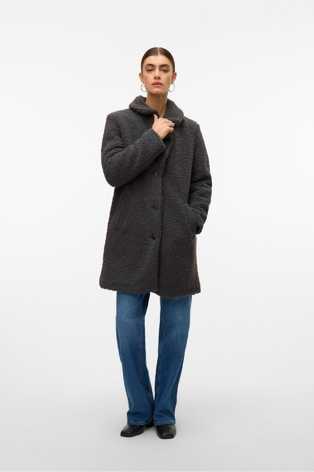 Vero Moda Sobretudo de borrego 