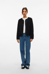 Vero Moda Casaco curta de borrego Preto
