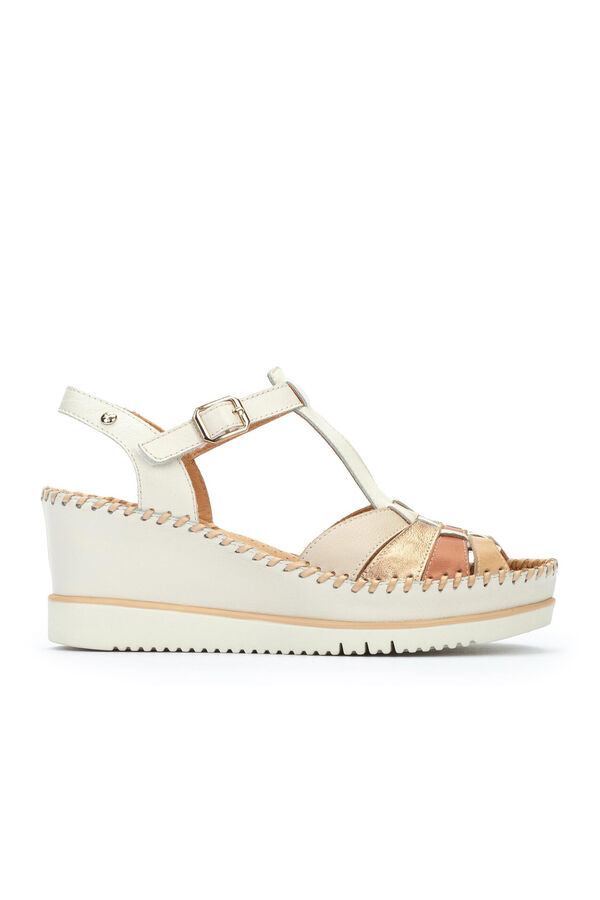 Pikolinos Sandalias cuña Blanco