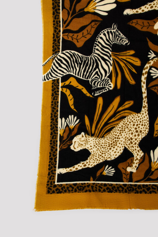 Cortefiel Safari scarf Gold