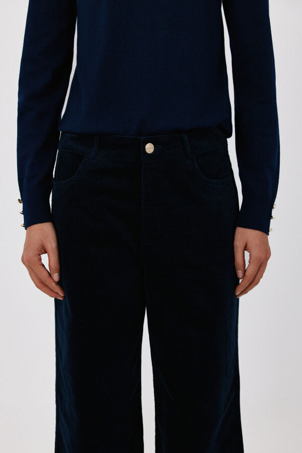 Cortefiel Marine Velvet Sensational jeans Blue