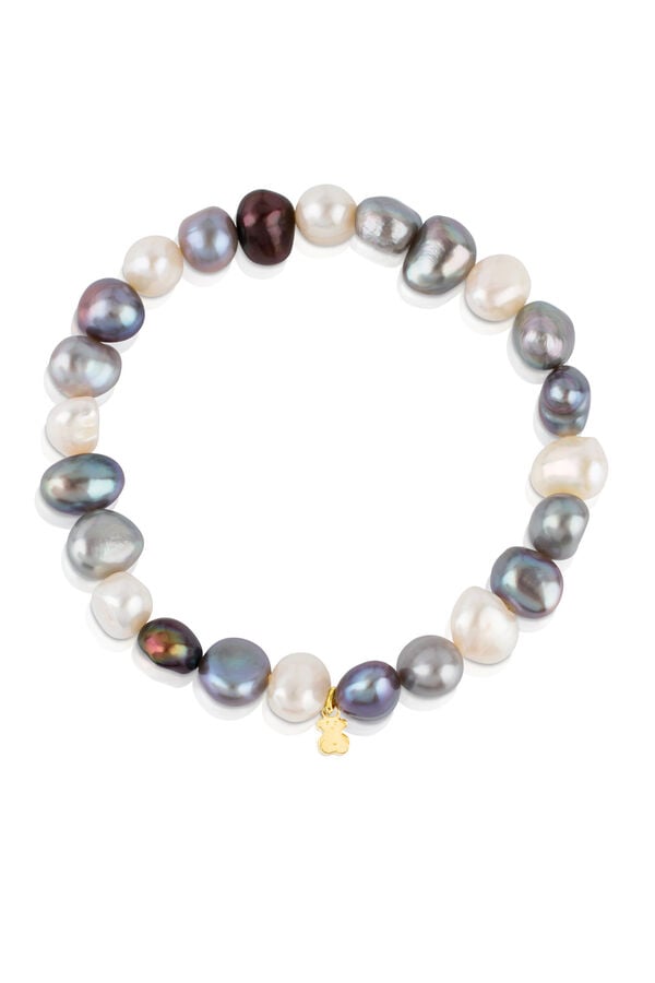 Tous Pulsera de oro y perlas cultivadas barrocas Sweet Dolls Dorado