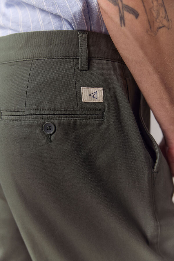 OOTO Cotton co-ord suit trousers Kaki