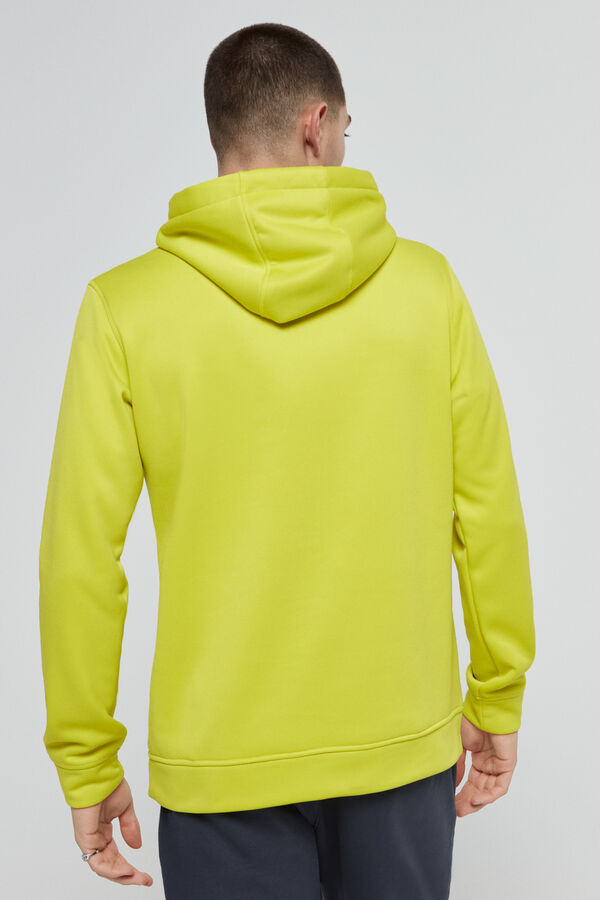 Cortefiel Sweatshirt com logotipo Amarelo