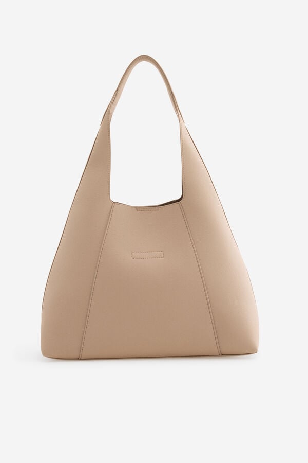 Cortefiel Hobo bag CORTES Nude