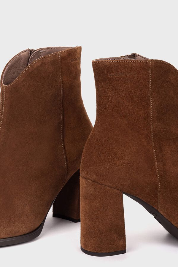 Wonders Botins Aurora 44 em pele Castanho