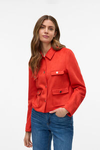 Vero Moda Blusão efeito camurça