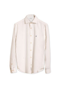 Cortefiel Linen shirt White