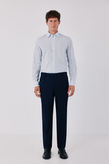 Cortefiel Cal&ccedil;as chino confort com el&aacute;sticos tapered Azul