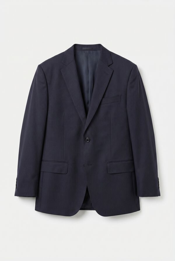 OOTO Herringbone suit blazer Navy