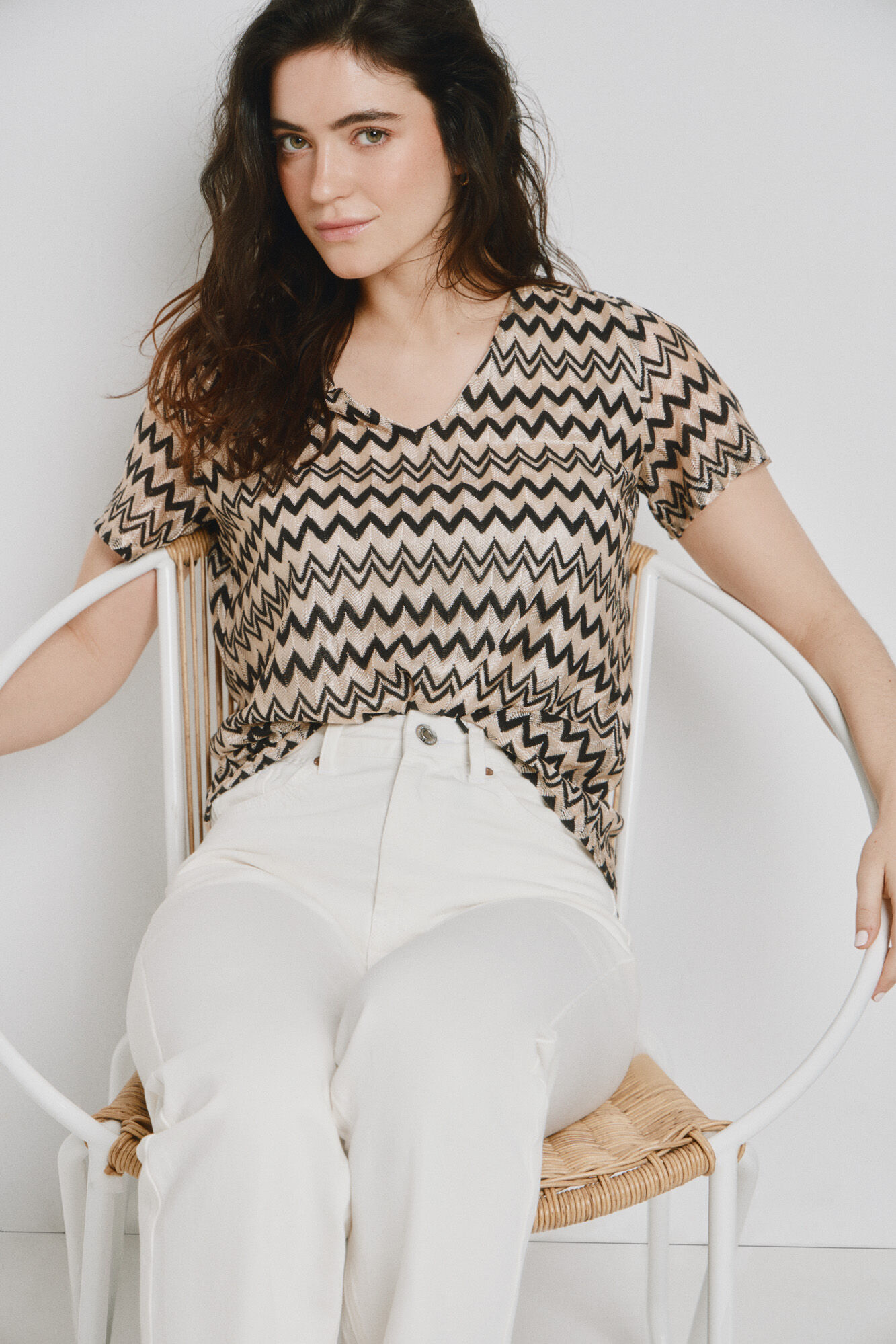 Vero Moda Top de manga curta