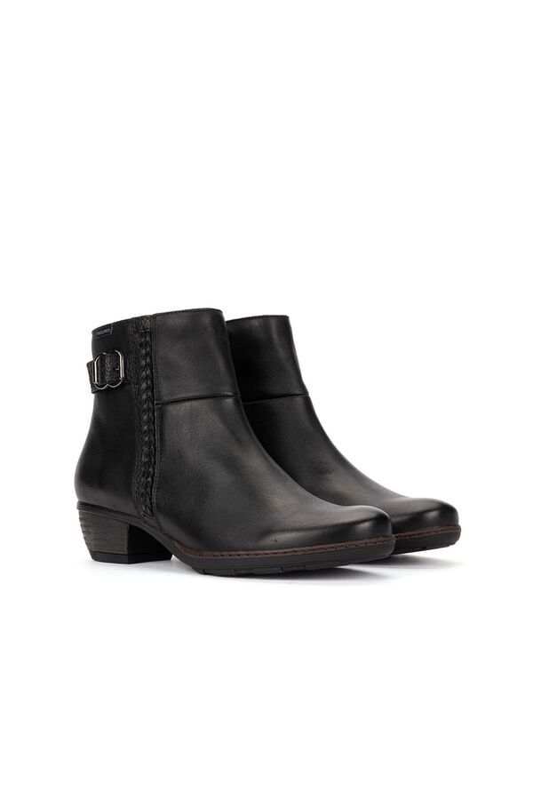 Pikolinos Women's ankle boot with buckle Black