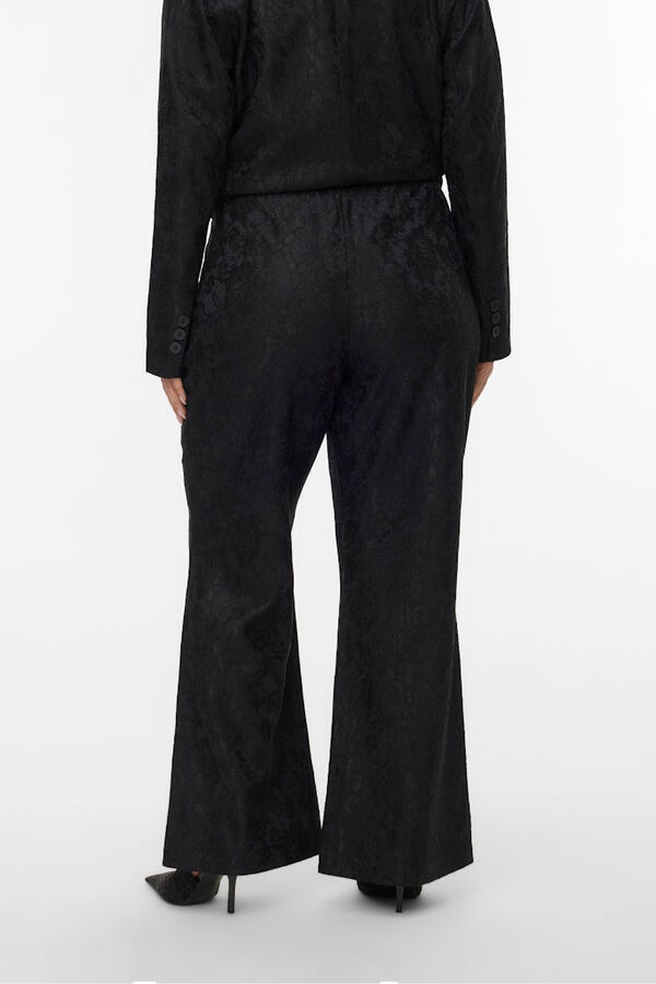 Vero Moda Curve Calça plus size de renda renda Preto