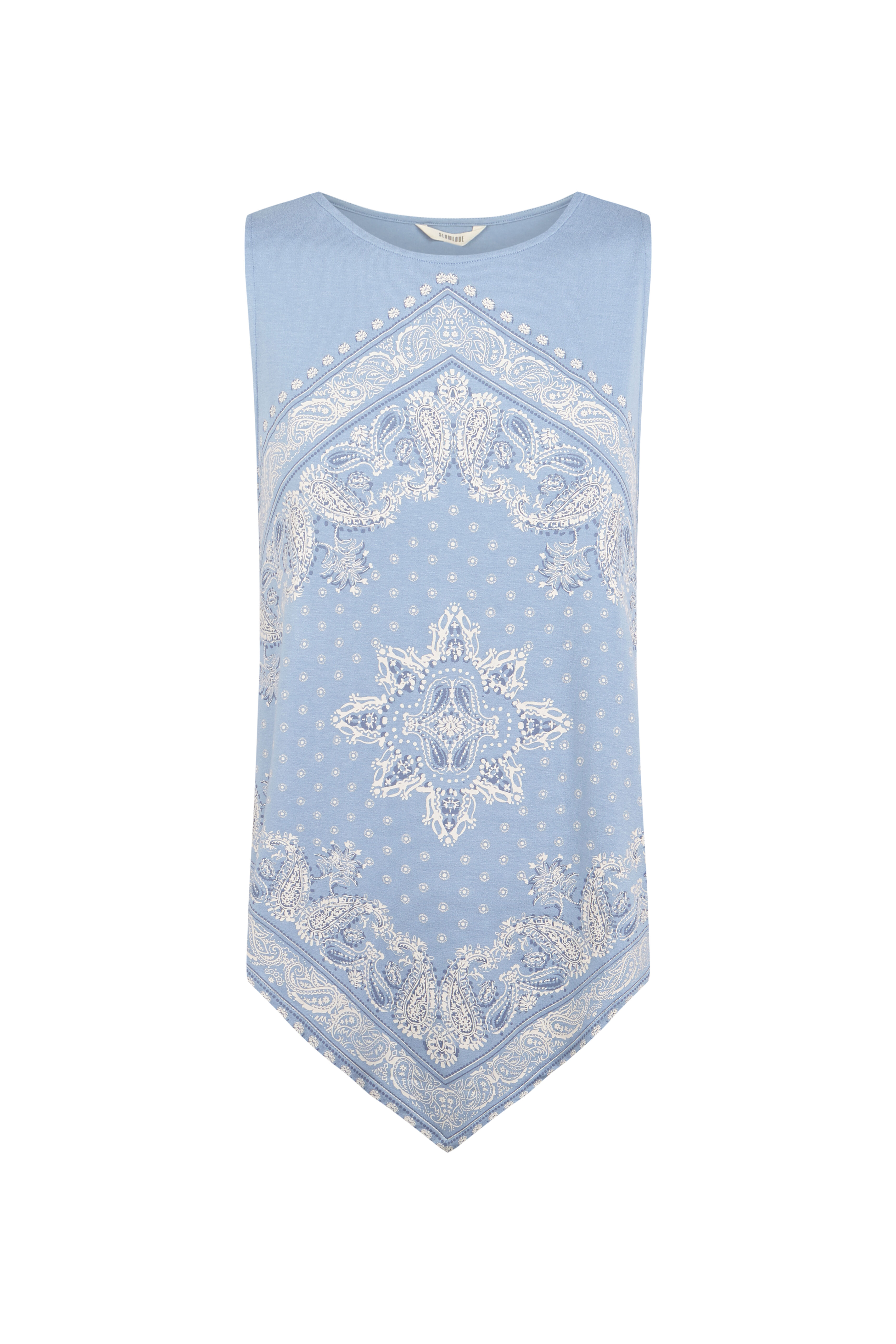 Slowlove Top tirantes detalle blonda