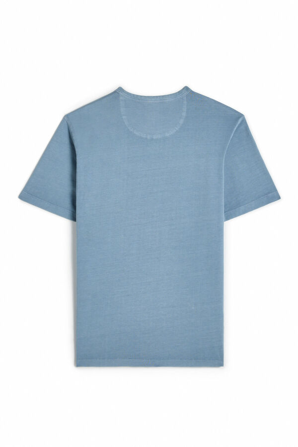 Cortefiel Camiseta gráfica logo OOTO Azul