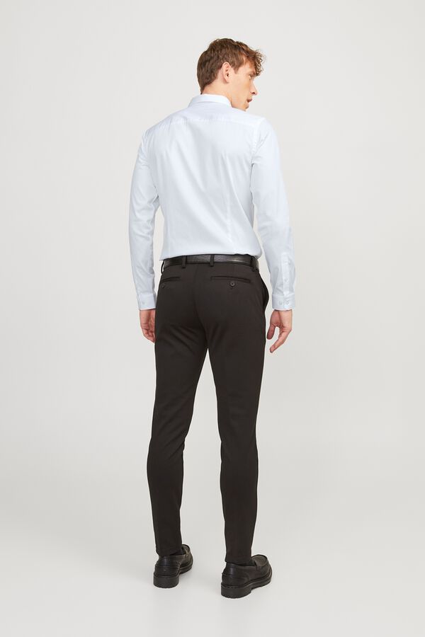 Jack & Jones Camisa em cetim super slim Branco