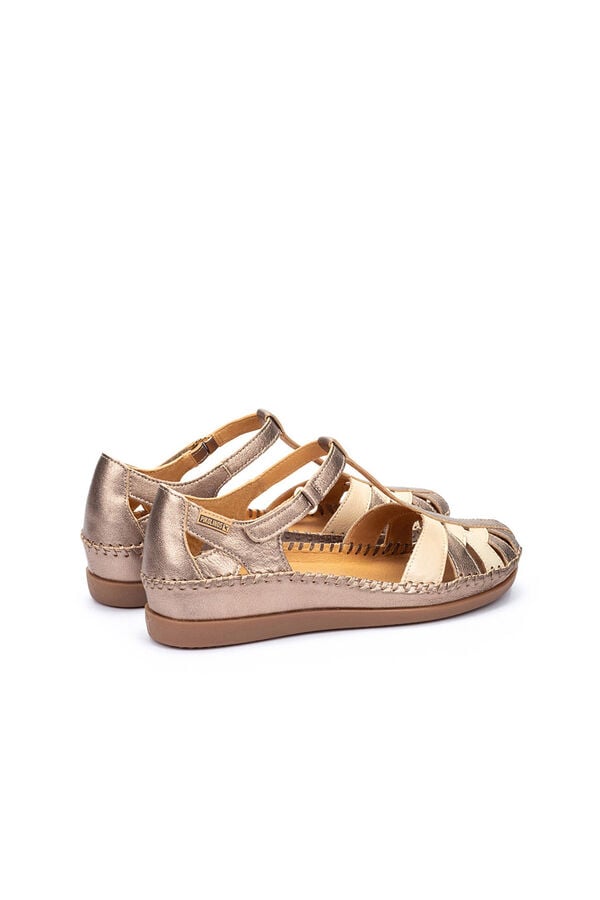 Pikolinos Sapato semiaberto com fecho aderente para mulher Cinzento