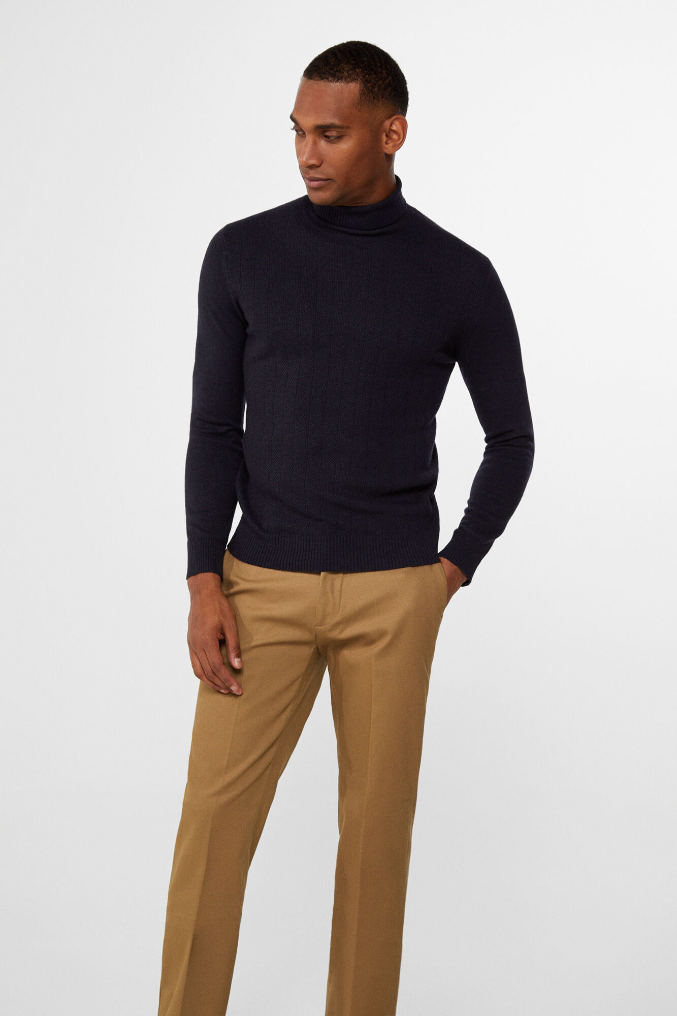 Jersey cuello alto hombre cortefiel Clearance