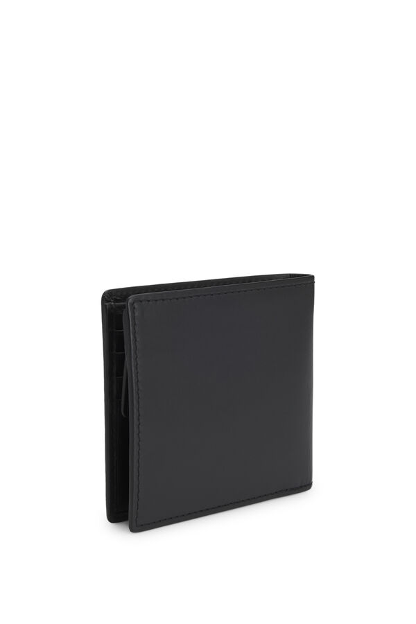 HUGO Carteira pele Preto