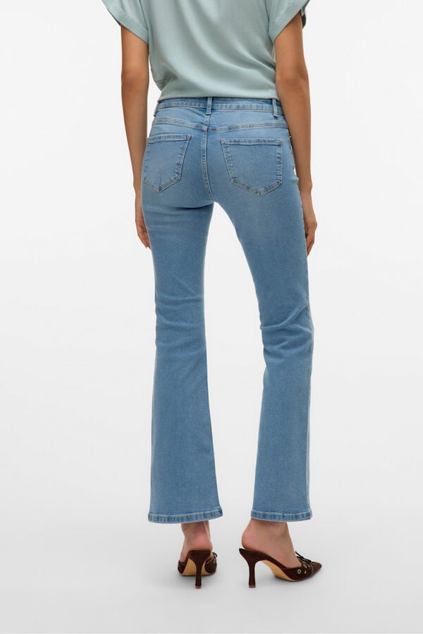 Vero Moda Jeans boca de sino Azul