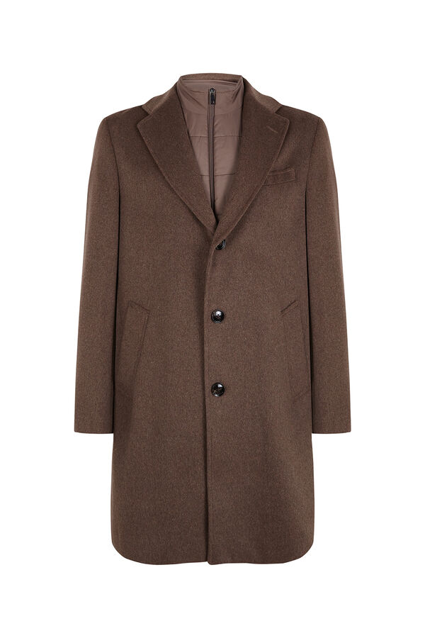 Cortefiel Coat removable lining Camel