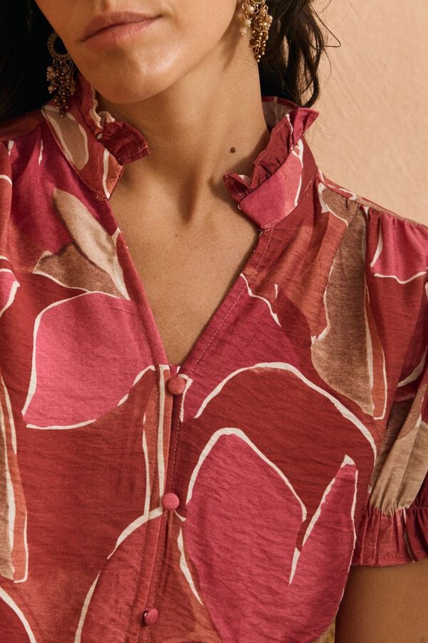 Pol&iacute;n Et Moi Blusa com bot&otilde;es Casilda Subiu