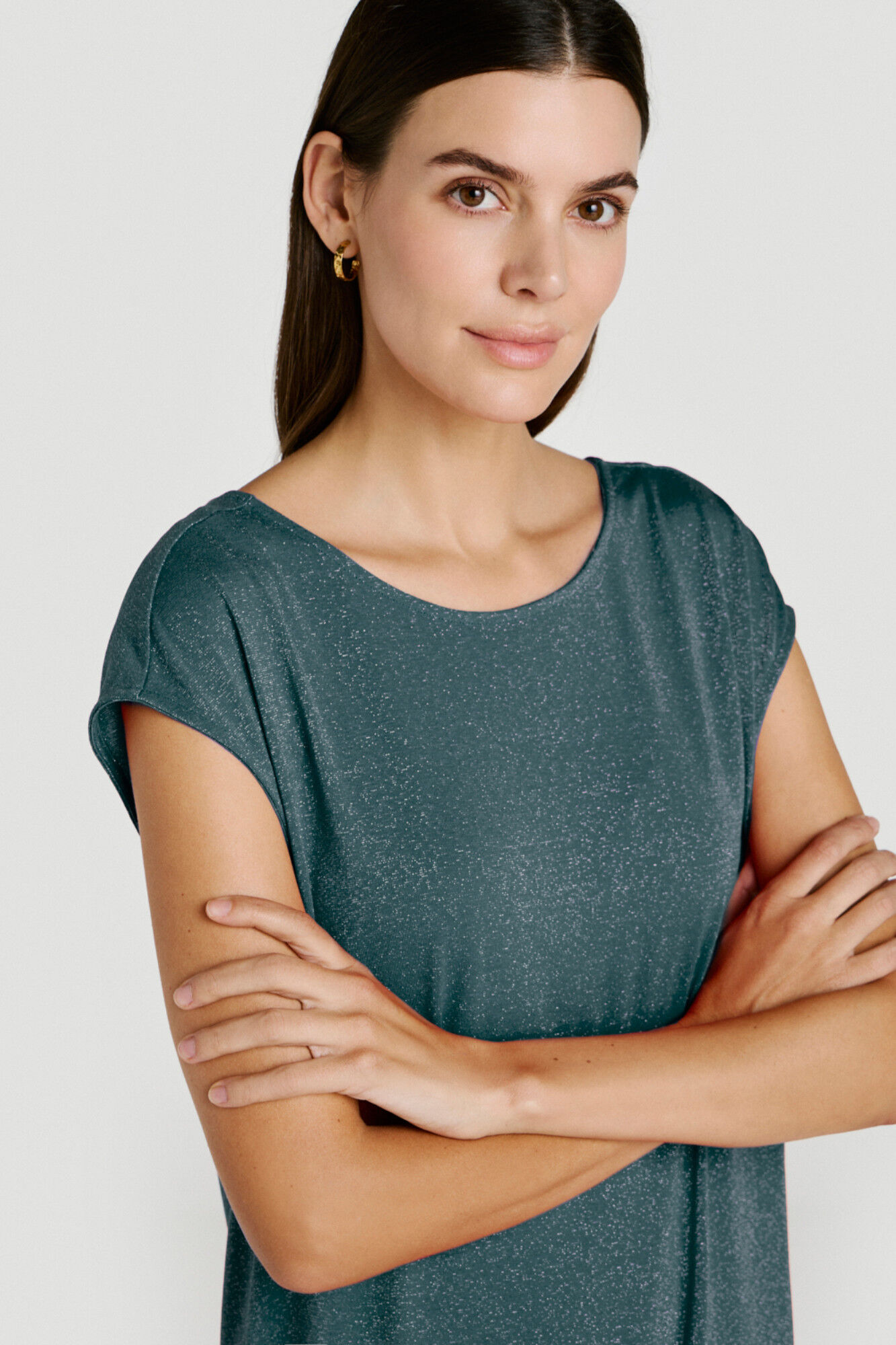 Vila Lurex long dress