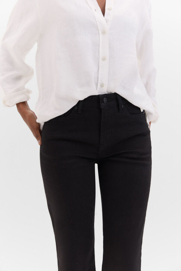 Cortefiel Bell-bottom jeans Black