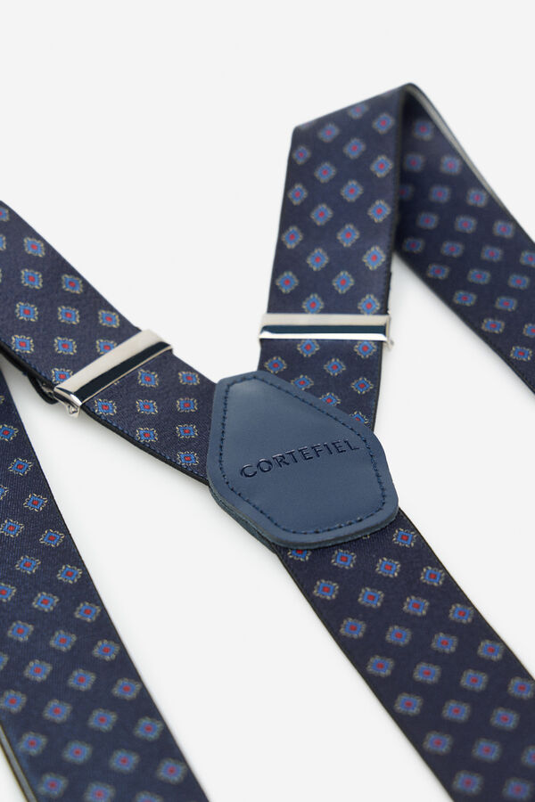 Cortefiel Elastic strap drawing Navy