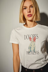 Dolores Promesas Tula short-sleeved watercolour T-shirt White