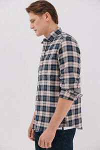 Cortefiel Checked flannel shirt