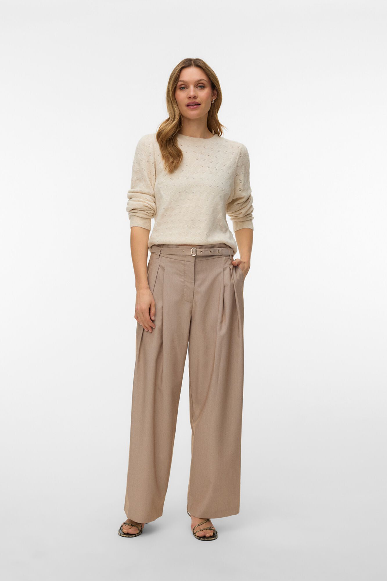 Vero Moda Jersey calado mangas de farol