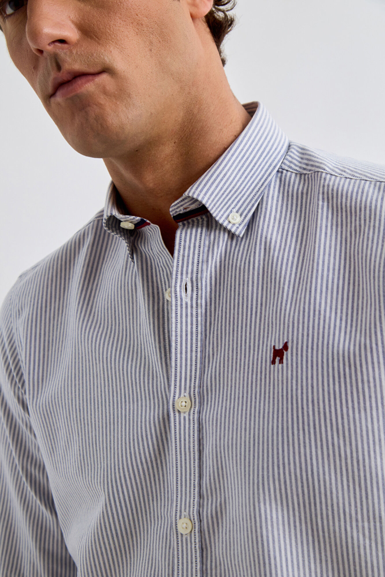 Williot Camisa Oxford Listrada