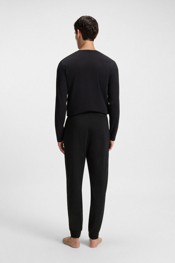 HUGO Calça algodão Preto