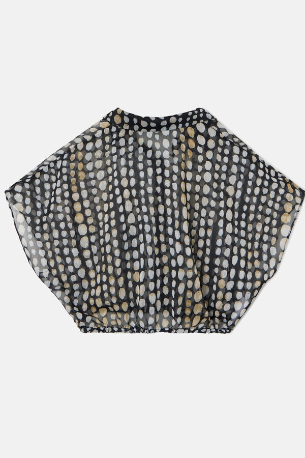Silbon Camisa lunares Negro