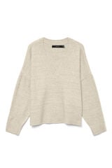 Vero Moda Camisola básico de malha Cinzento