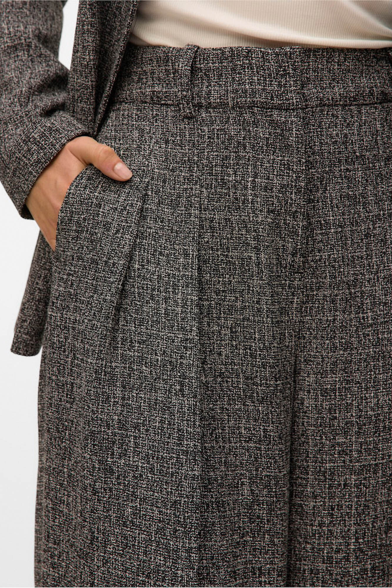 Vero Moda Cal&ccedil;a compridas com efeito manchado