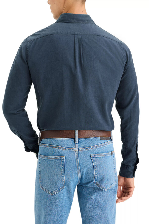Dockers Camisa de popelina Azul