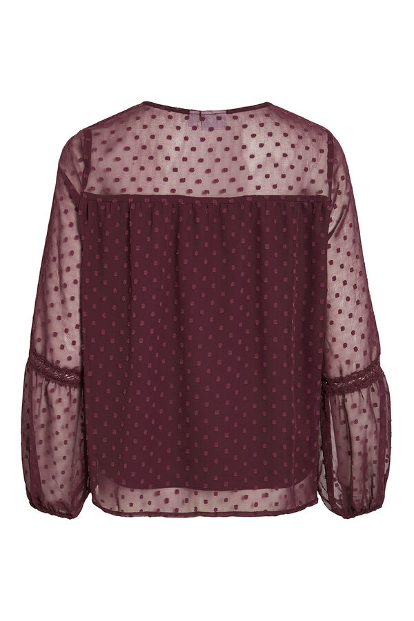 Vila Blusa plumeti de manga comprida Granada