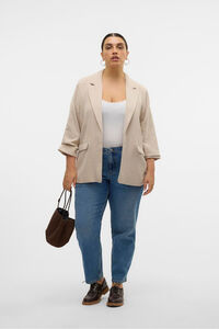 Vero Moda Curve Blazer com manga franzida para tamanhos grandes