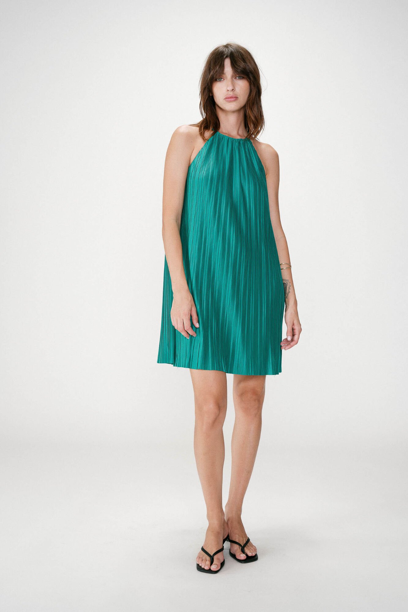 Grace & Mila Vestido corto plisado Wilona