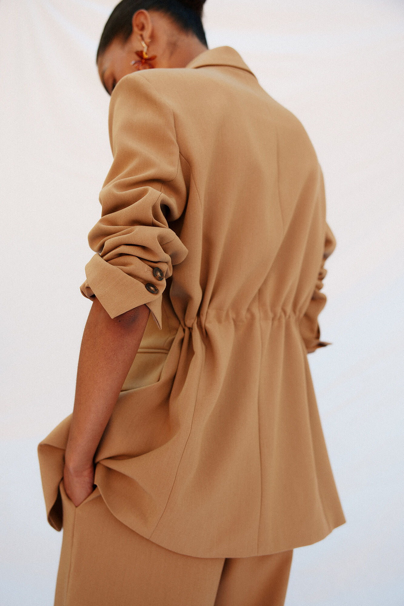 Cortefiel Blazer com gola de lapela