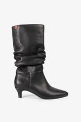 Popa Botas feminina Nirvana Napa Preto