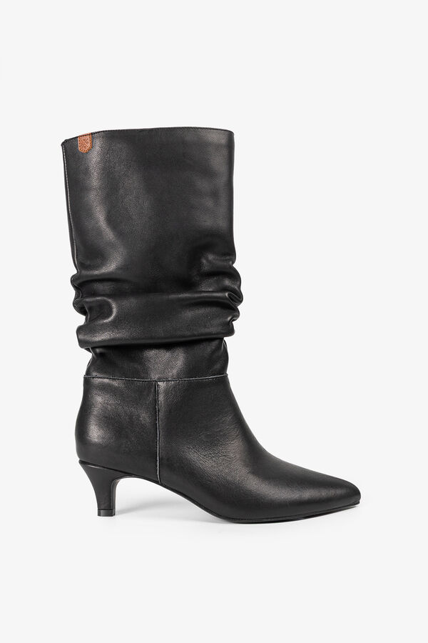 Popa Botas feminina Nirvana Napa Preto
