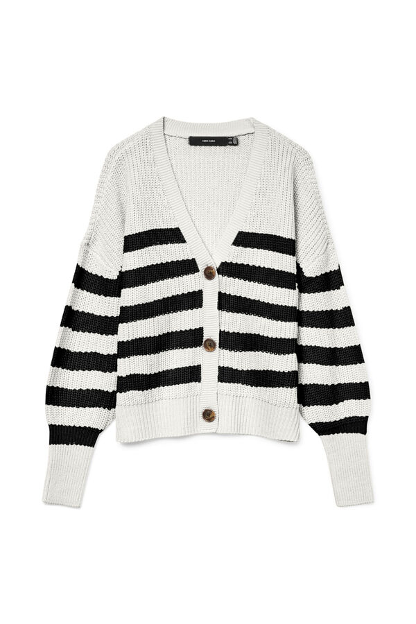 Vero Moda Cardigan de botões de manga comprida Branco