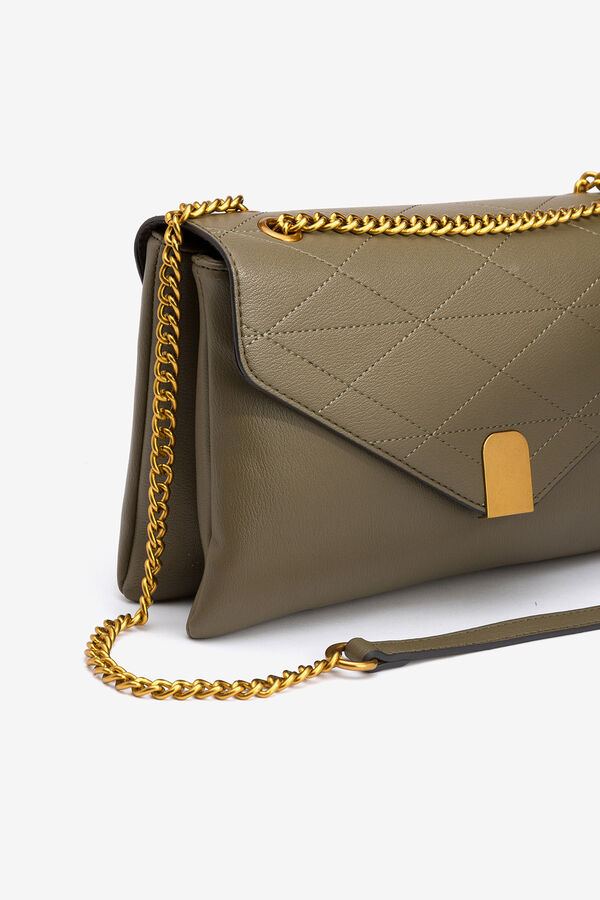 Vilanova Bolsa de mala de tiracolo com 2 compartimentos Verde