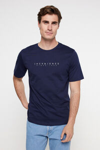 Cortefiel Camiseta standard fit Azul marino