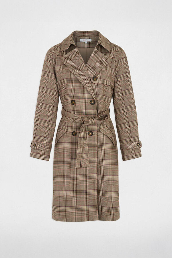 Morgan Trench comprido com cinto Multicolorido