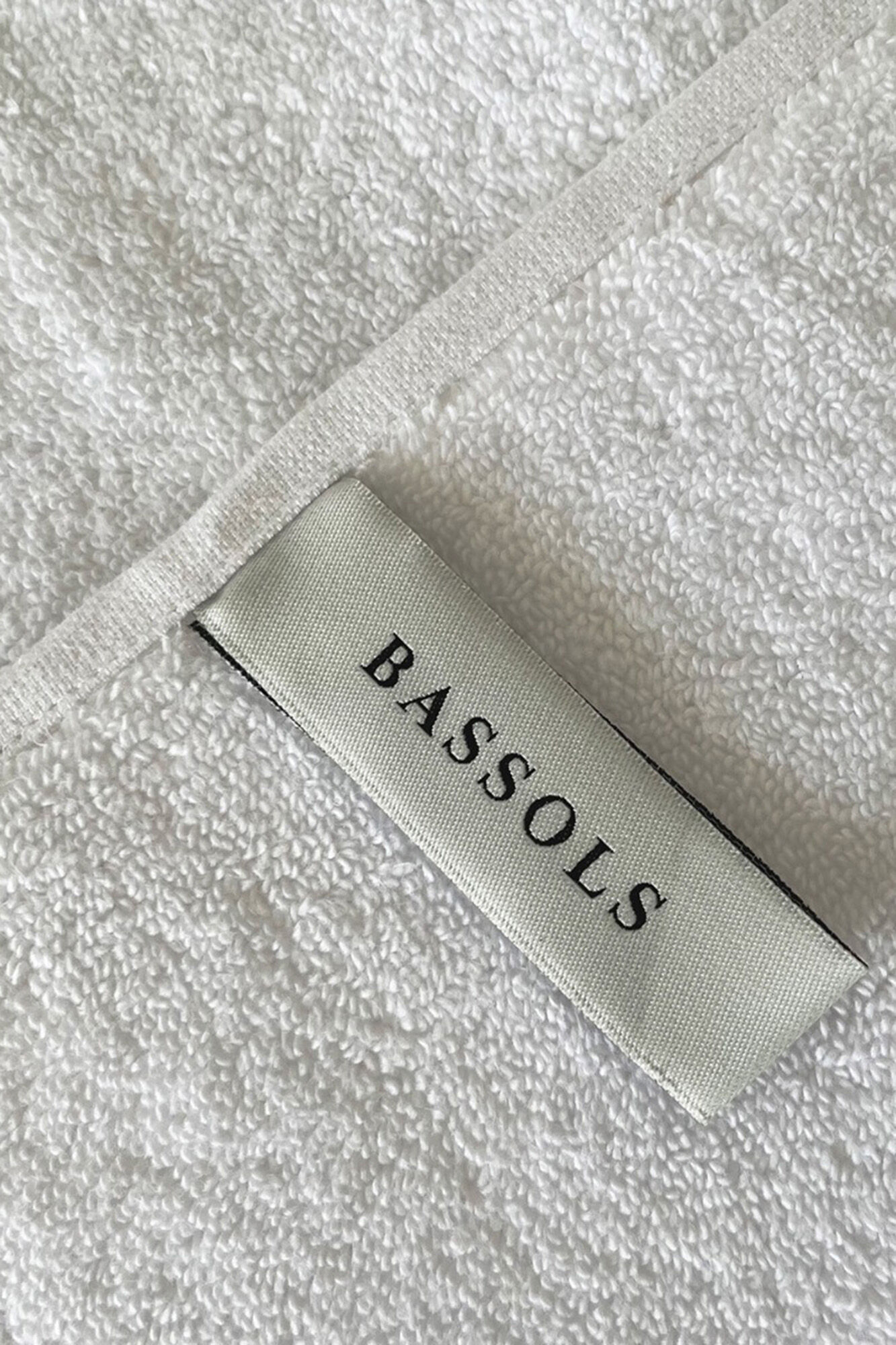 Bassols Toalha m&atilde;os asana 600 g/m2 zero twist branco 50x100