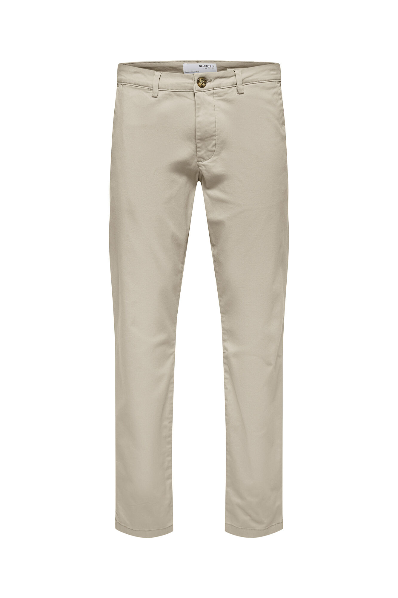 Selected Cal&ccedil;as chino para homem slim fit